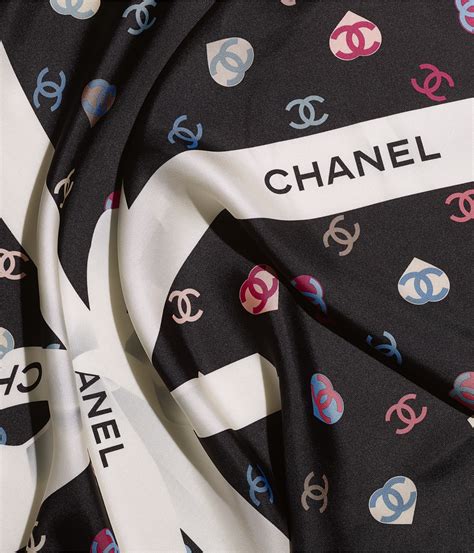 chanel silk twill square scarf price|Chanel handkerchief.